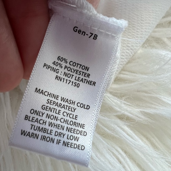 Quaker Factory Gold White Rhinestone Zip Up Jacket Light Weight Size XL - Picture 3 of 6